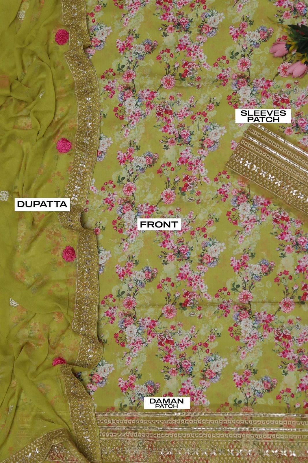 MARIA.B LAWN Fabric 3Pc