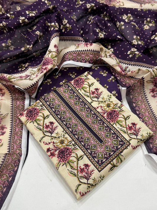 ALMIRAH LAWN 3PCS