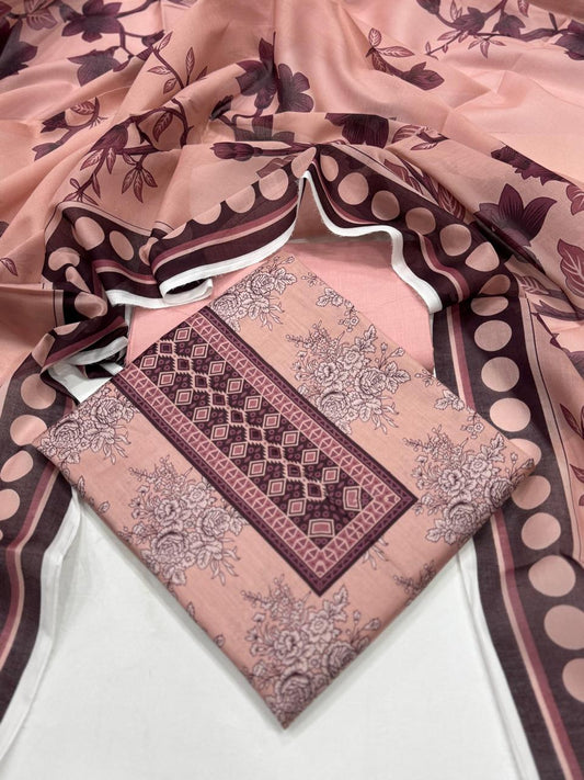 ALMIRAH LAWN 3PCS